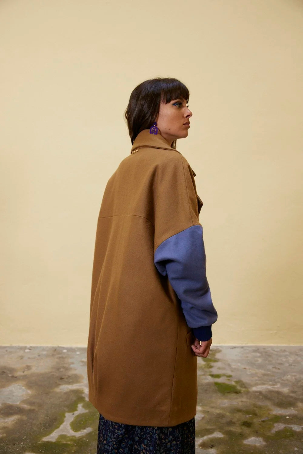 LABORATOIRE / Manteau RE/FAMILY 2, Camel/Lavande/Marine