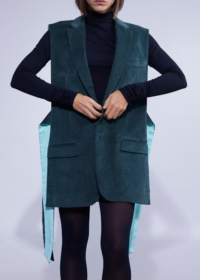 RE/Papa's Blazer à noeuds - n°48 velour vert