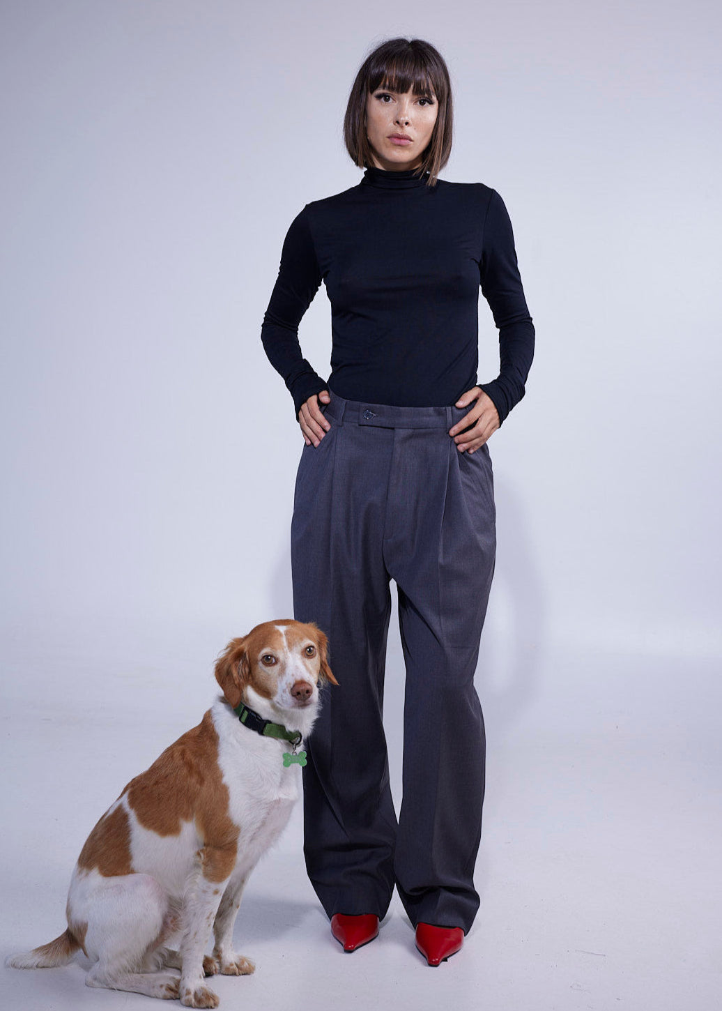 RE/Papa's Blazer Pant's - n°10 gris/taupe