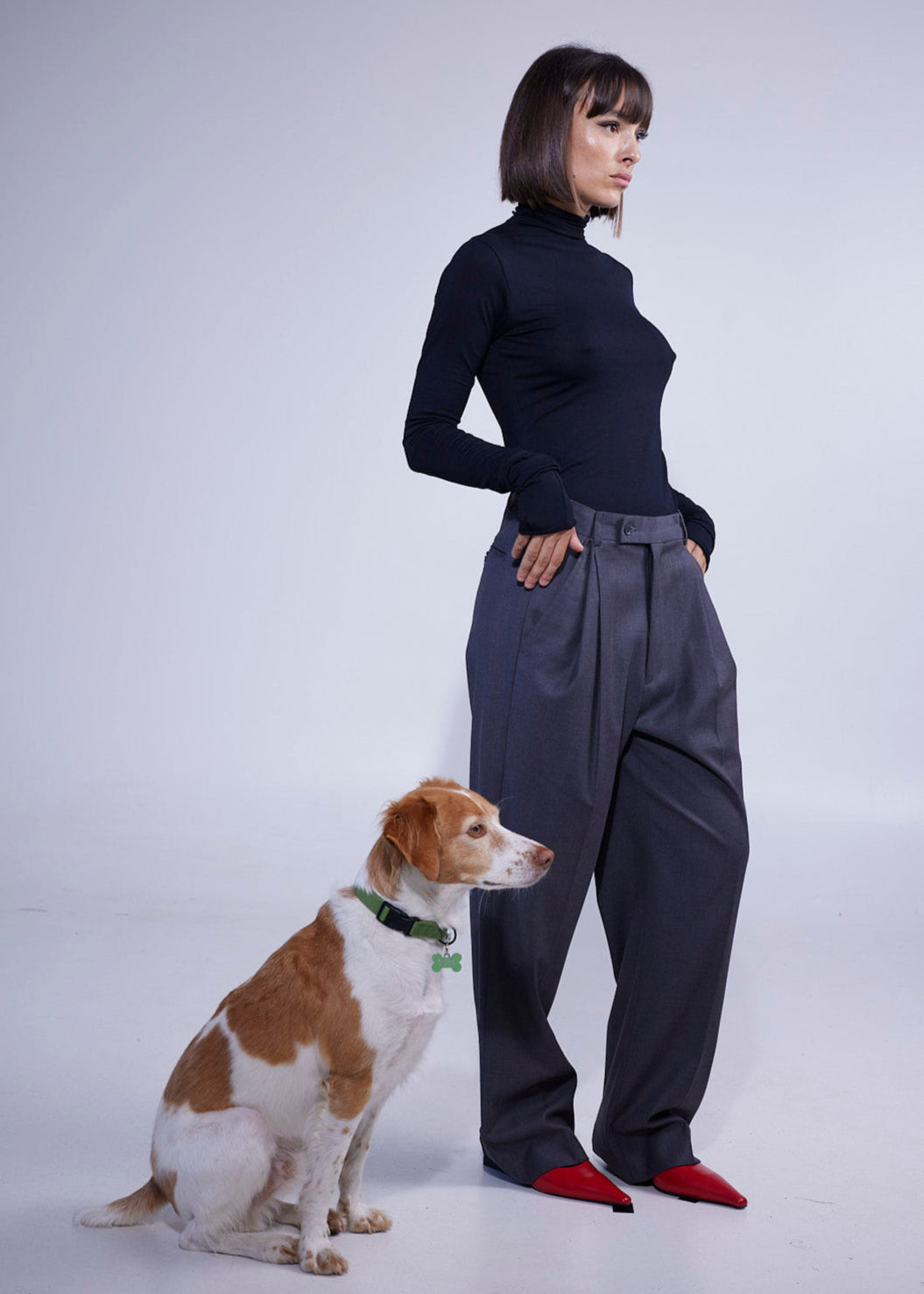 RE/Papa's Blazer Pant's - n°10 gris/taupe