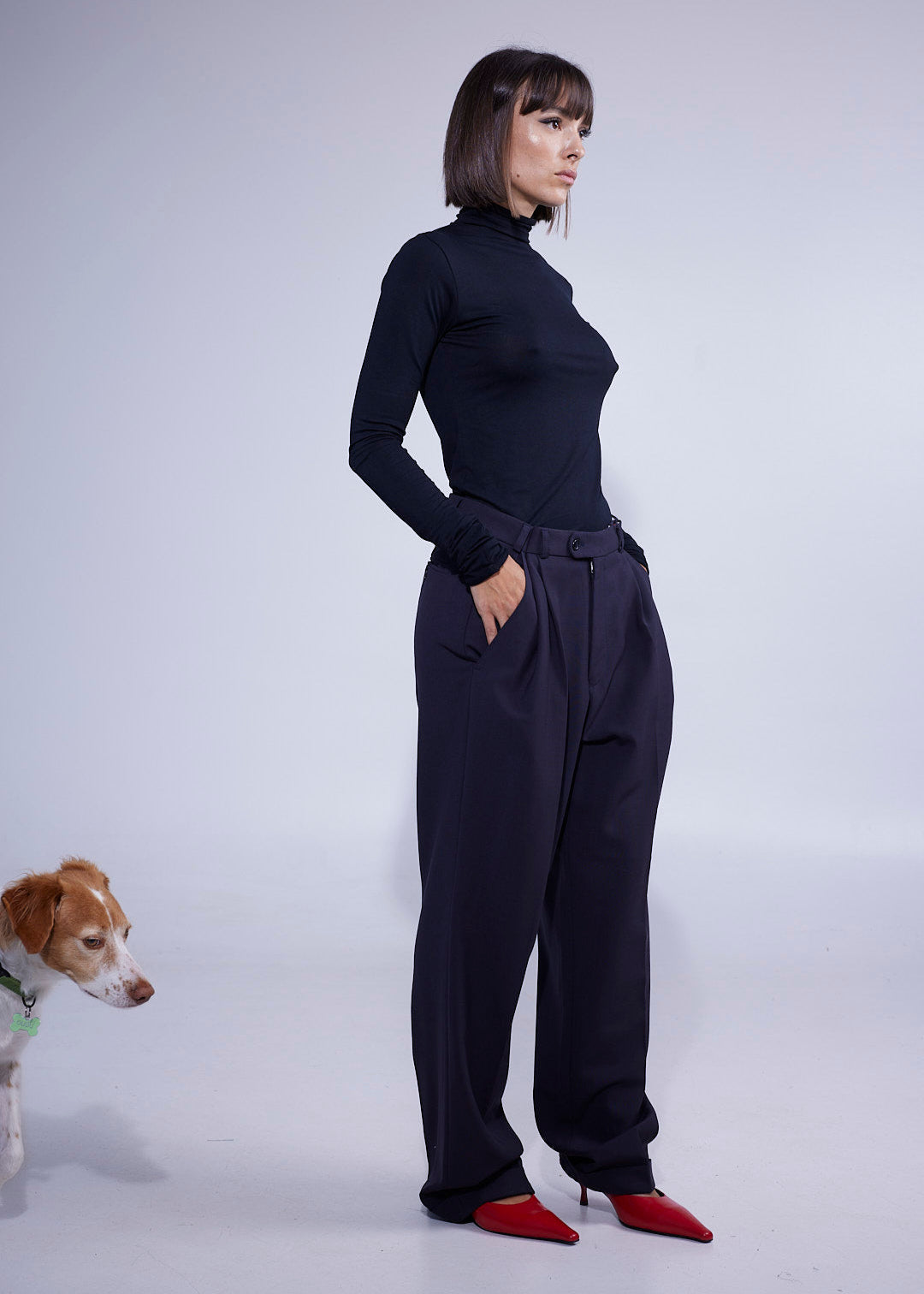 RE/Papa's Blazer Pant's - n°11 bleu marine/noir