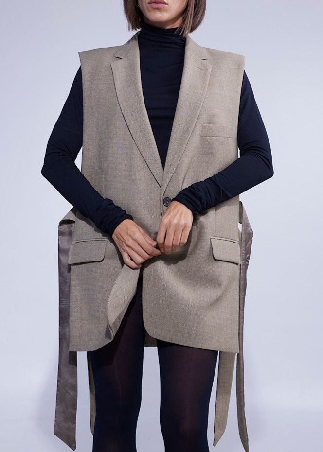 RE/Papa's Blazer à noeuds - n°54 beige