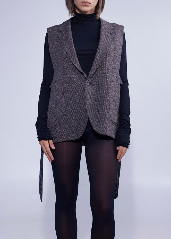 RE/Papa's Blazer à noeuds - n°52 Brun