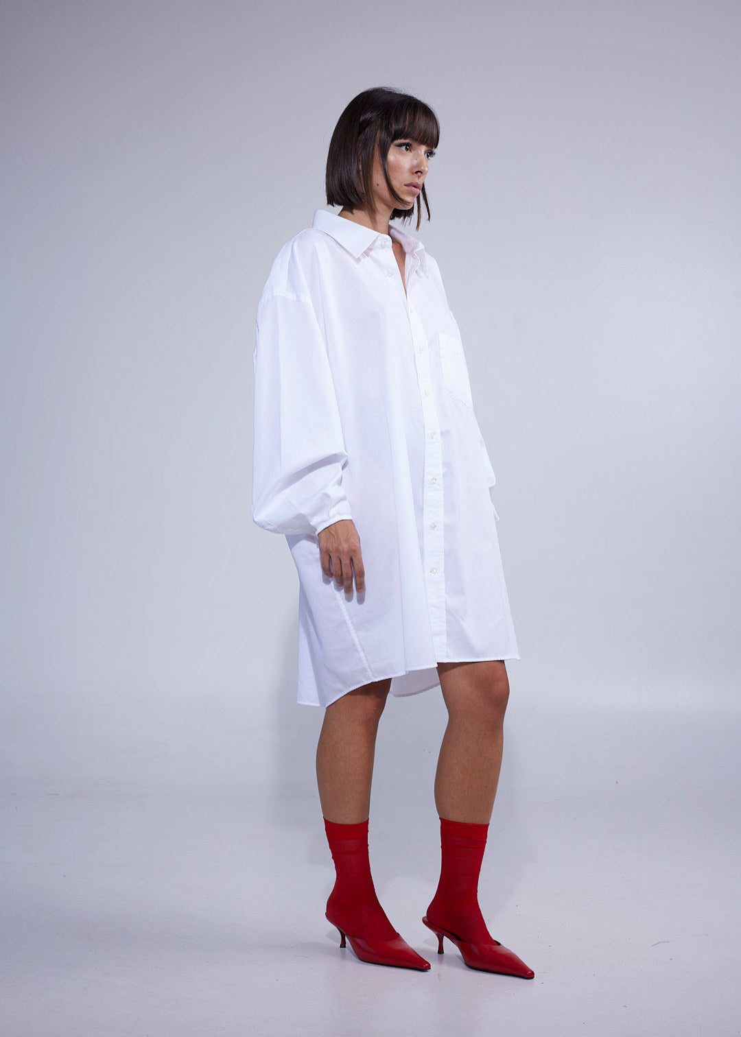 RE/Papa's shirt - Chemise/robe blanche