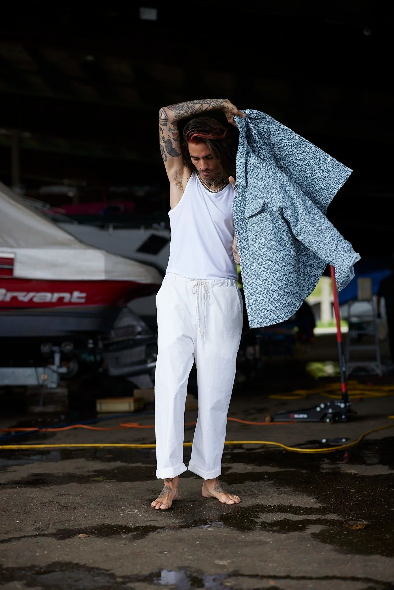 LABORATOIRE / Pantalon "corde"