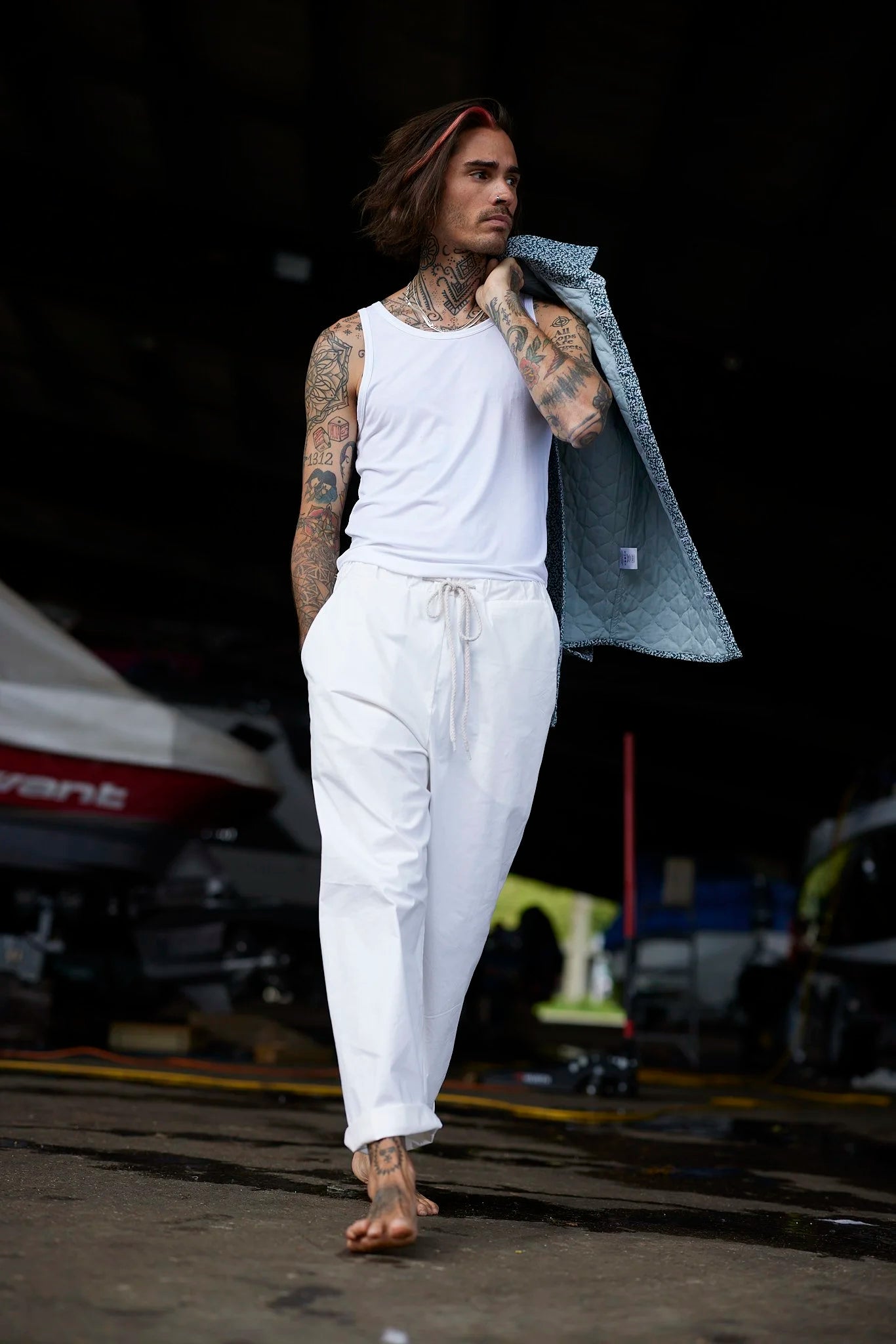 LABORATOIRE / Pantalon "corde"