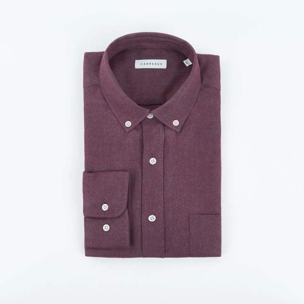 CARPASUS / Chemise flanelle "Populus" - bordeaux