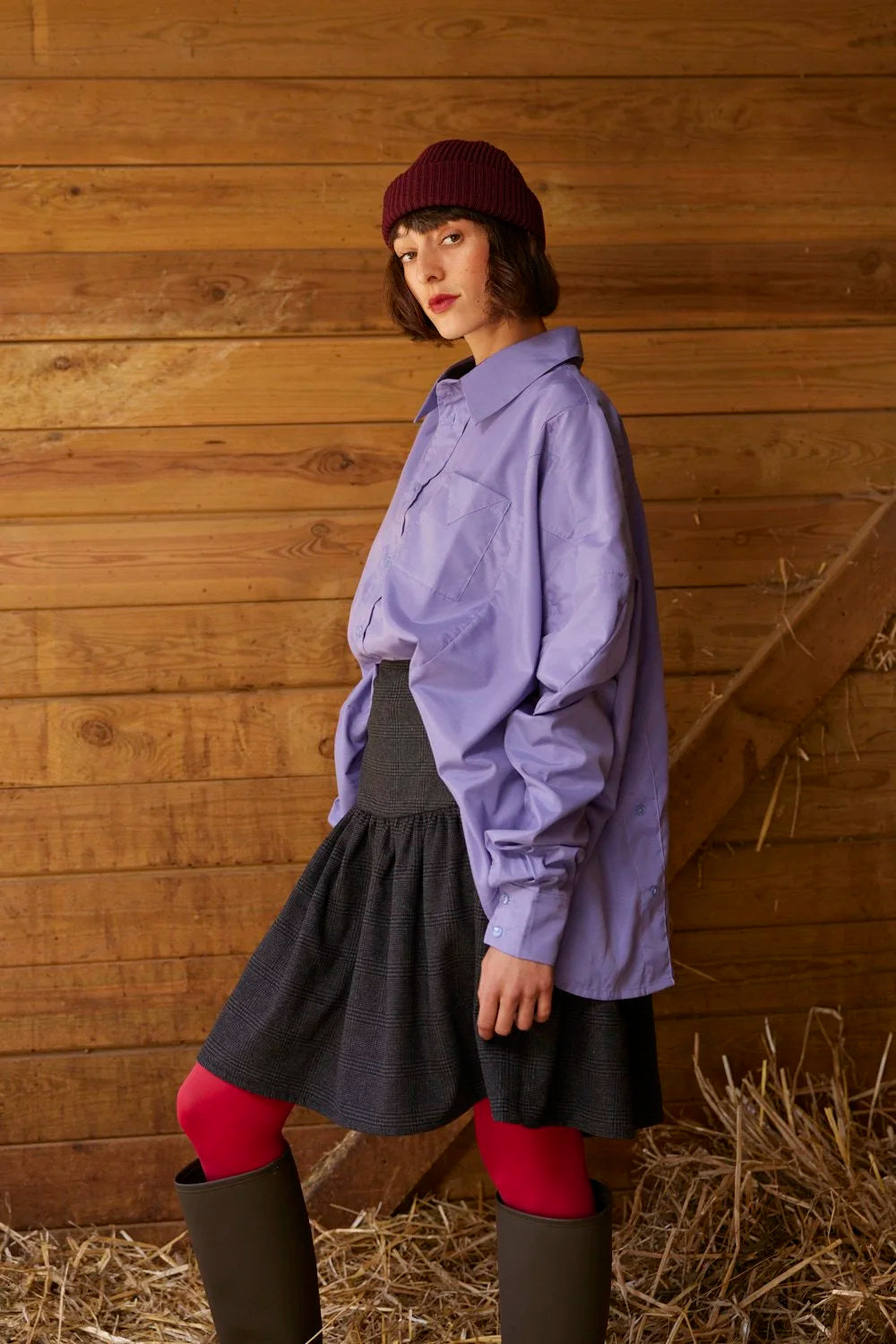 RE/LABO / chemise RE/Bielgee - lavande