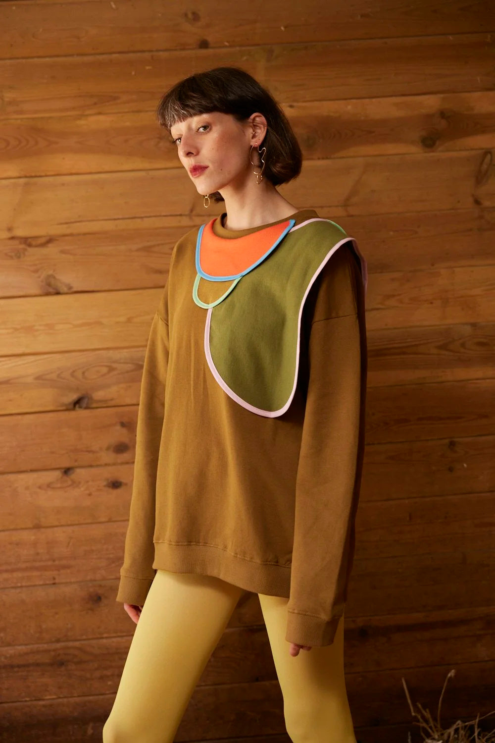 RE/Little Indi / Pull Pétales camel