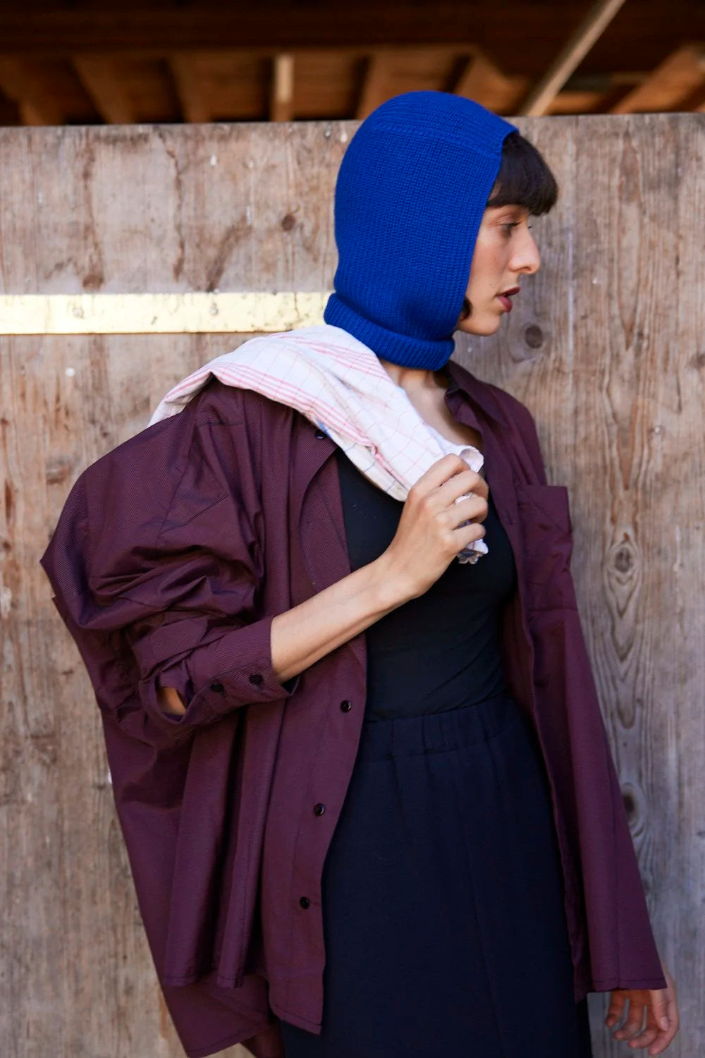 RE/LABO / chemise RE/Bielgee - bordeau