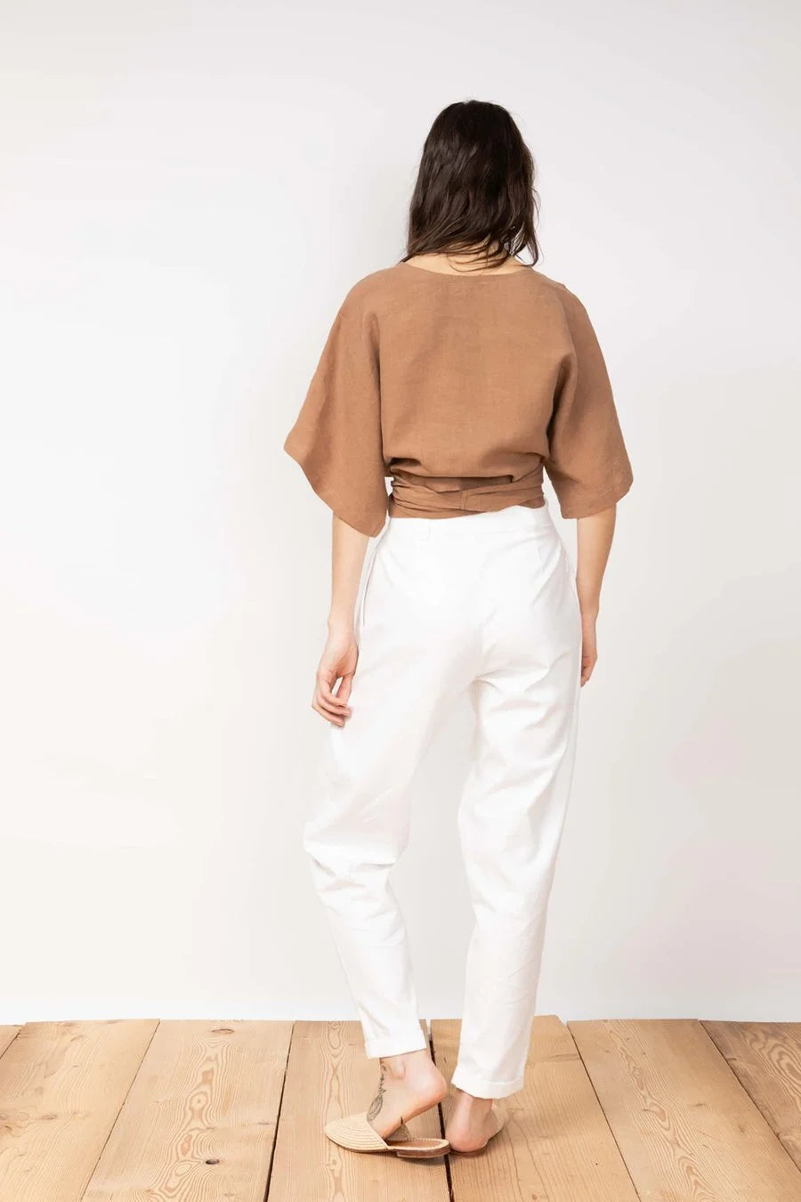 Jungle Folk / Pantalons Duoro - blanc
