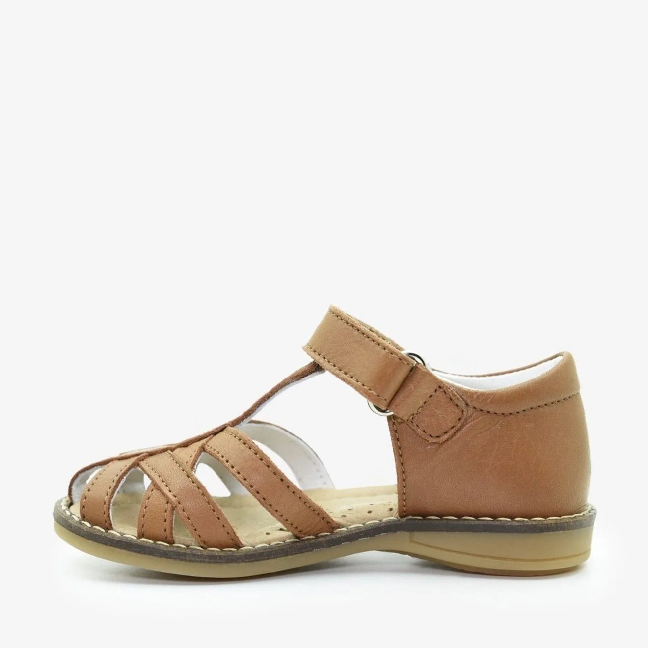 BENJIE kids / Sandales Breggia velcro - cognac