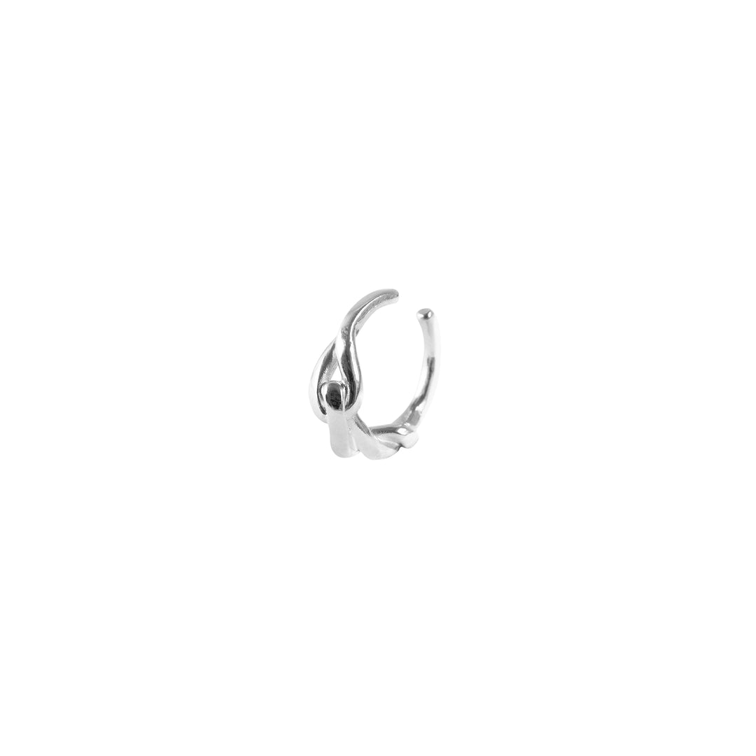 hana kim / Small Vine Earcuff - argent