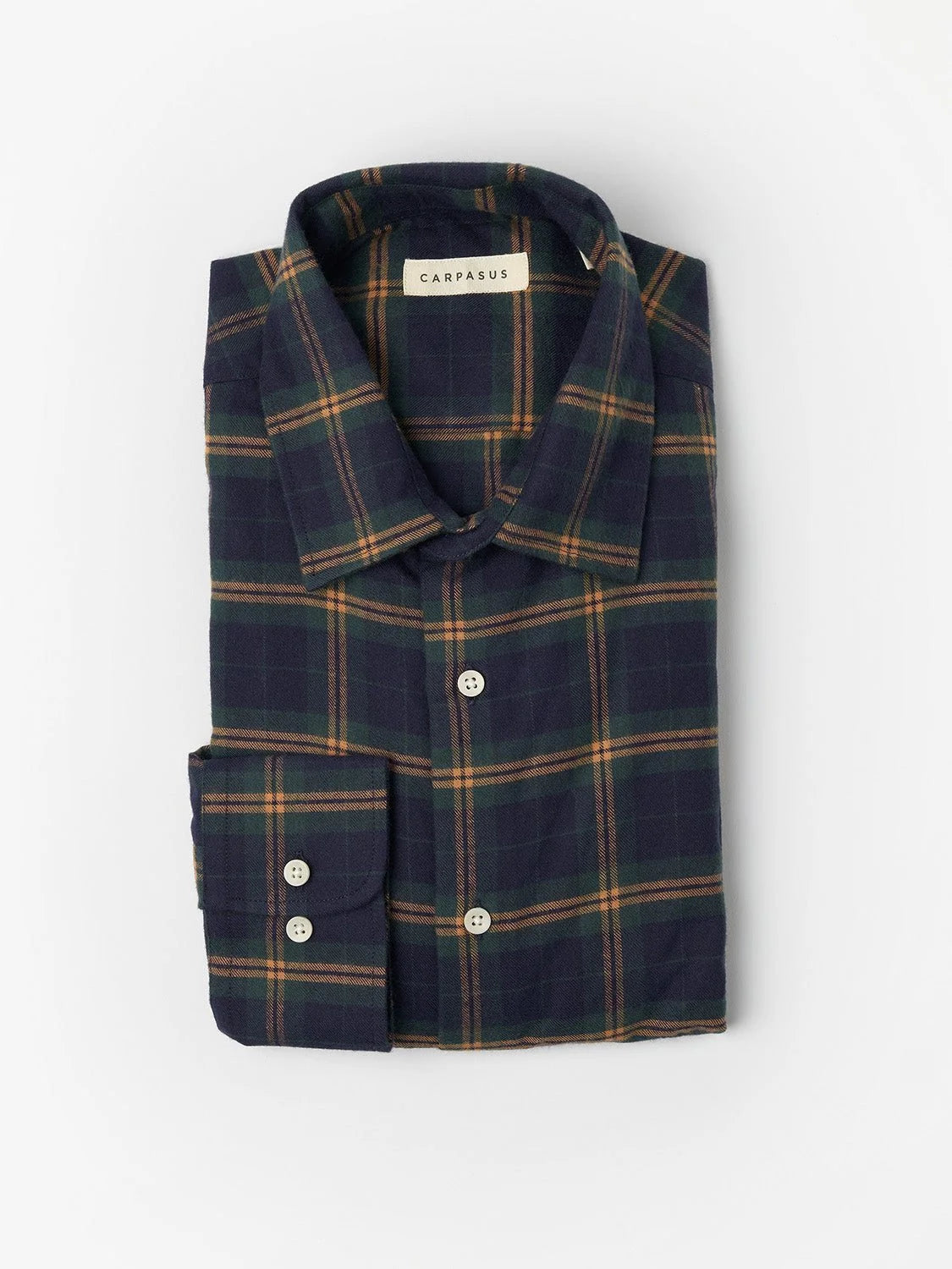 CARPASUS / Chemise Castanio flanelle, navy check