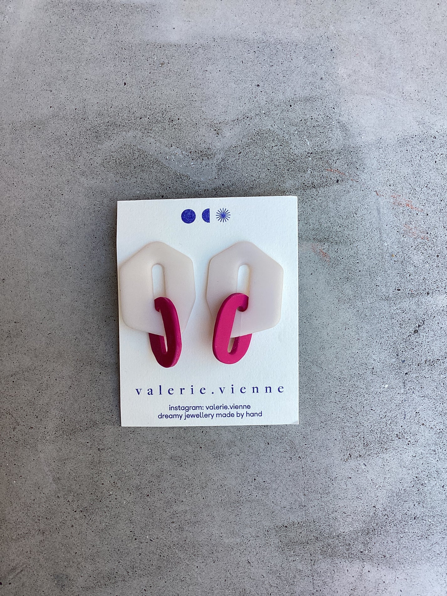 valerie vienne / Emma - blanc+fuchsia