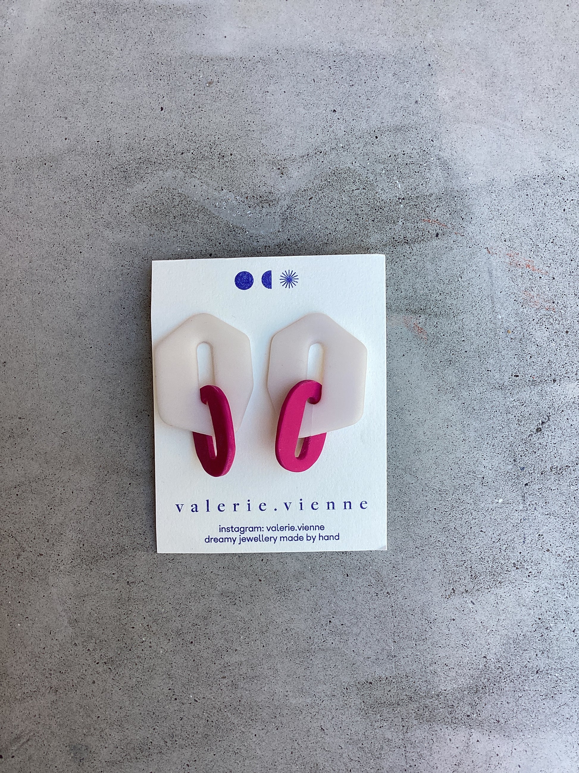 valerie vienne / Emma - blanc+fuchsia