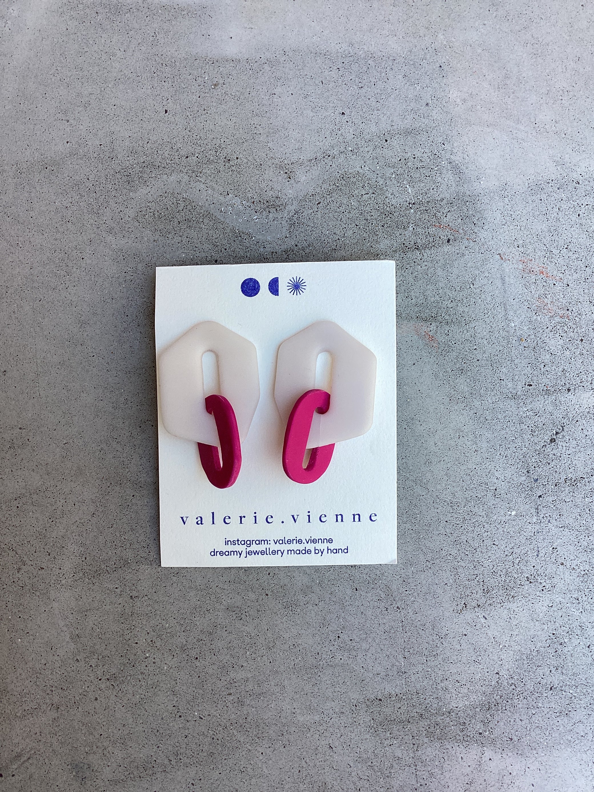 valerie vienne / Emma - blanc+fuchsia