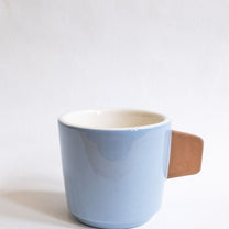 Tasse Cappuccino 25 / Bleu, bleu clair, rose