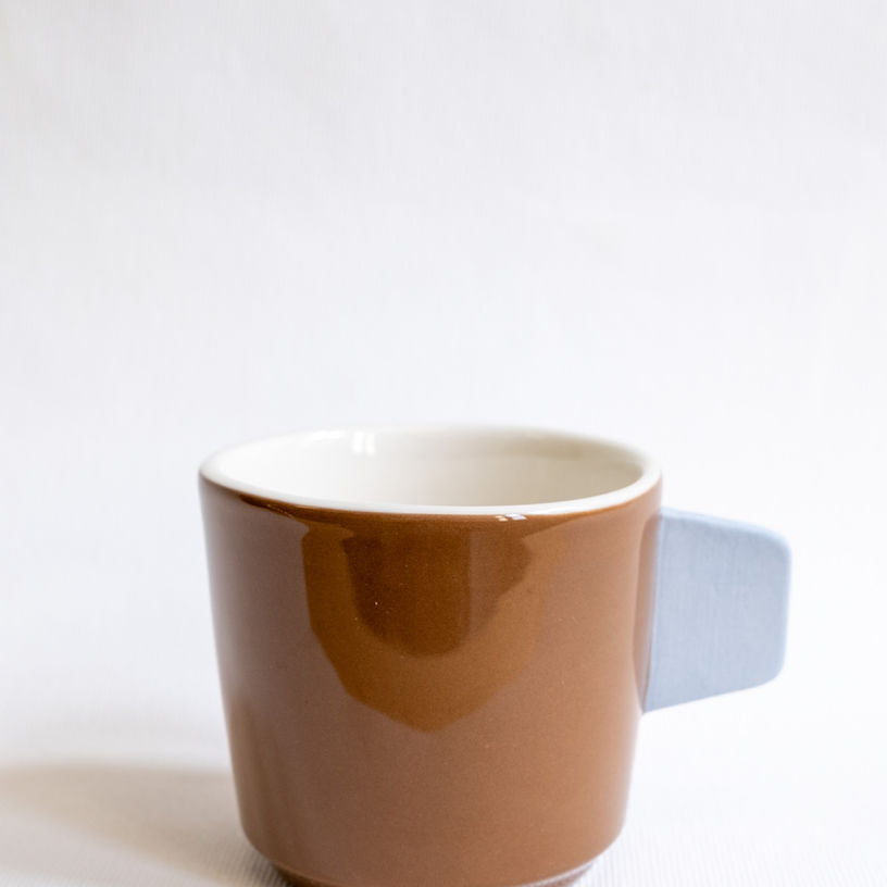 Tasse Cappuccino 25 / Bleu, bleu clair, rose