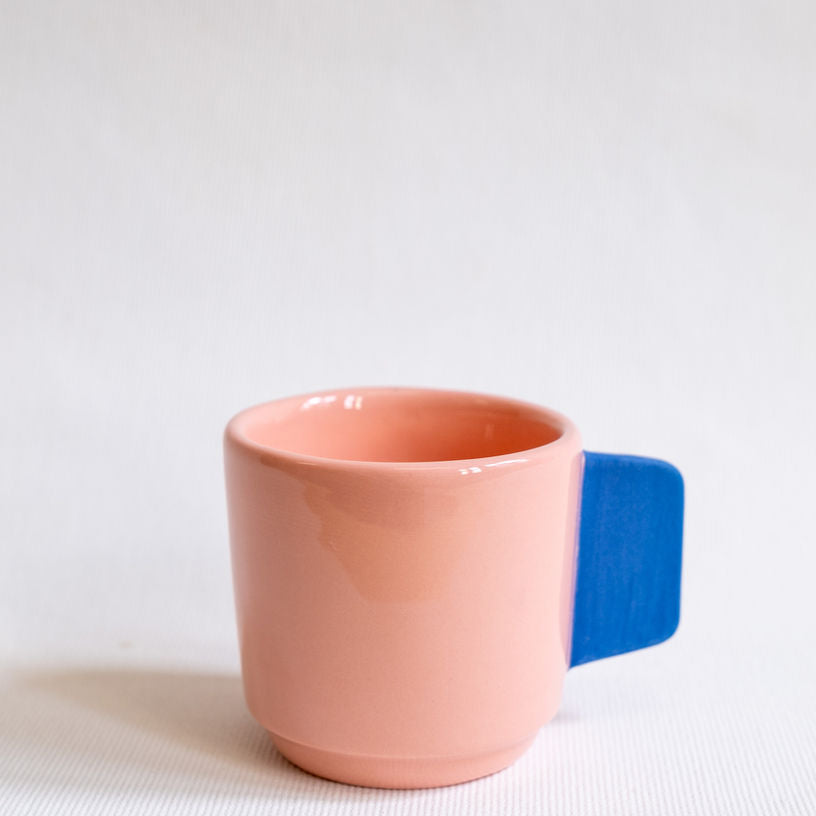 Tasse Espresso 25 / Bleu, bleu clair, rose