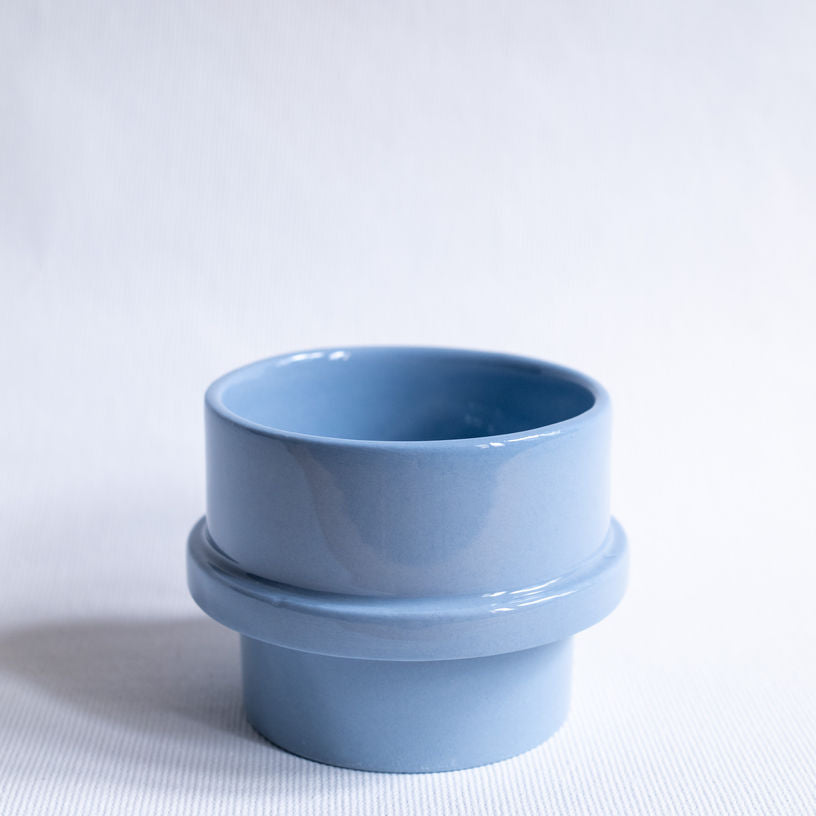 Tasse empilable / Bleu, bleu clair, rose