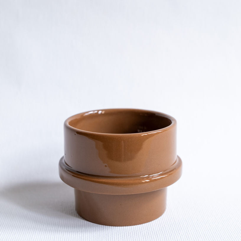 Tasse empilable / Bleu, bleu clair, rose, brun