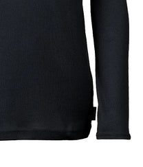 ERFOLG H / T-shirt col rond longues manches noir