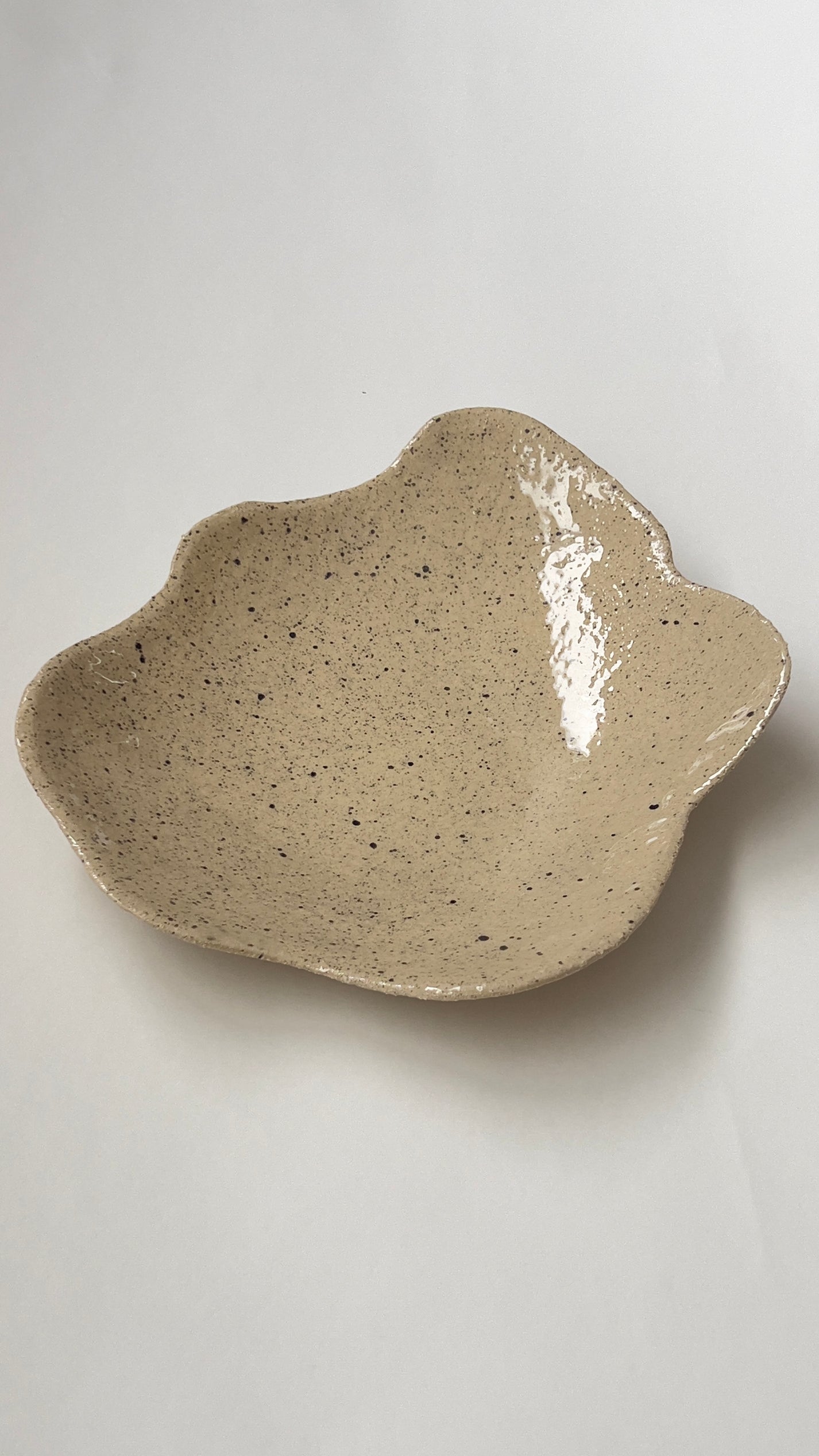 Glay Studio / Medium stoneware vase, black