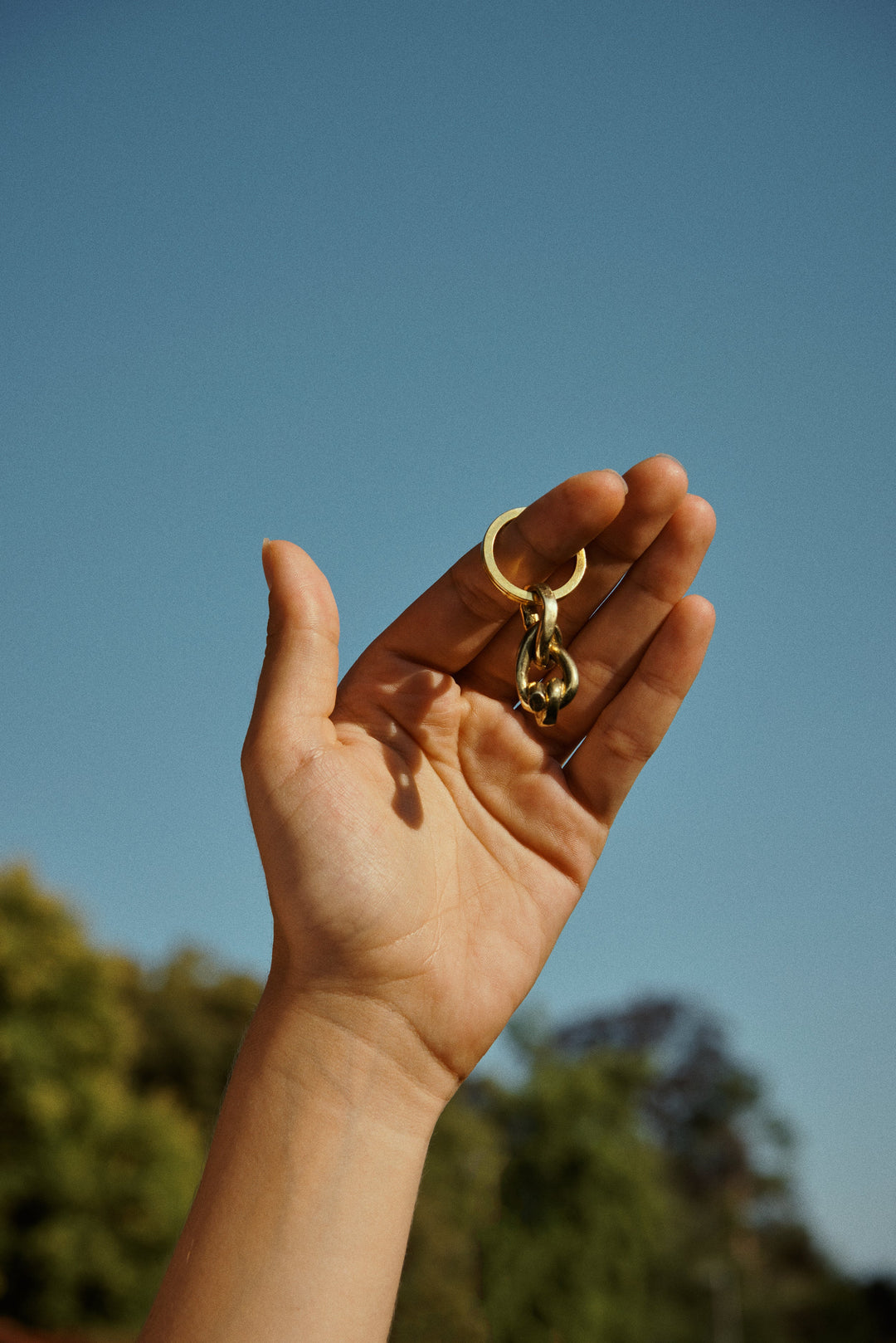 hana kim / porte-clés Node - laiton