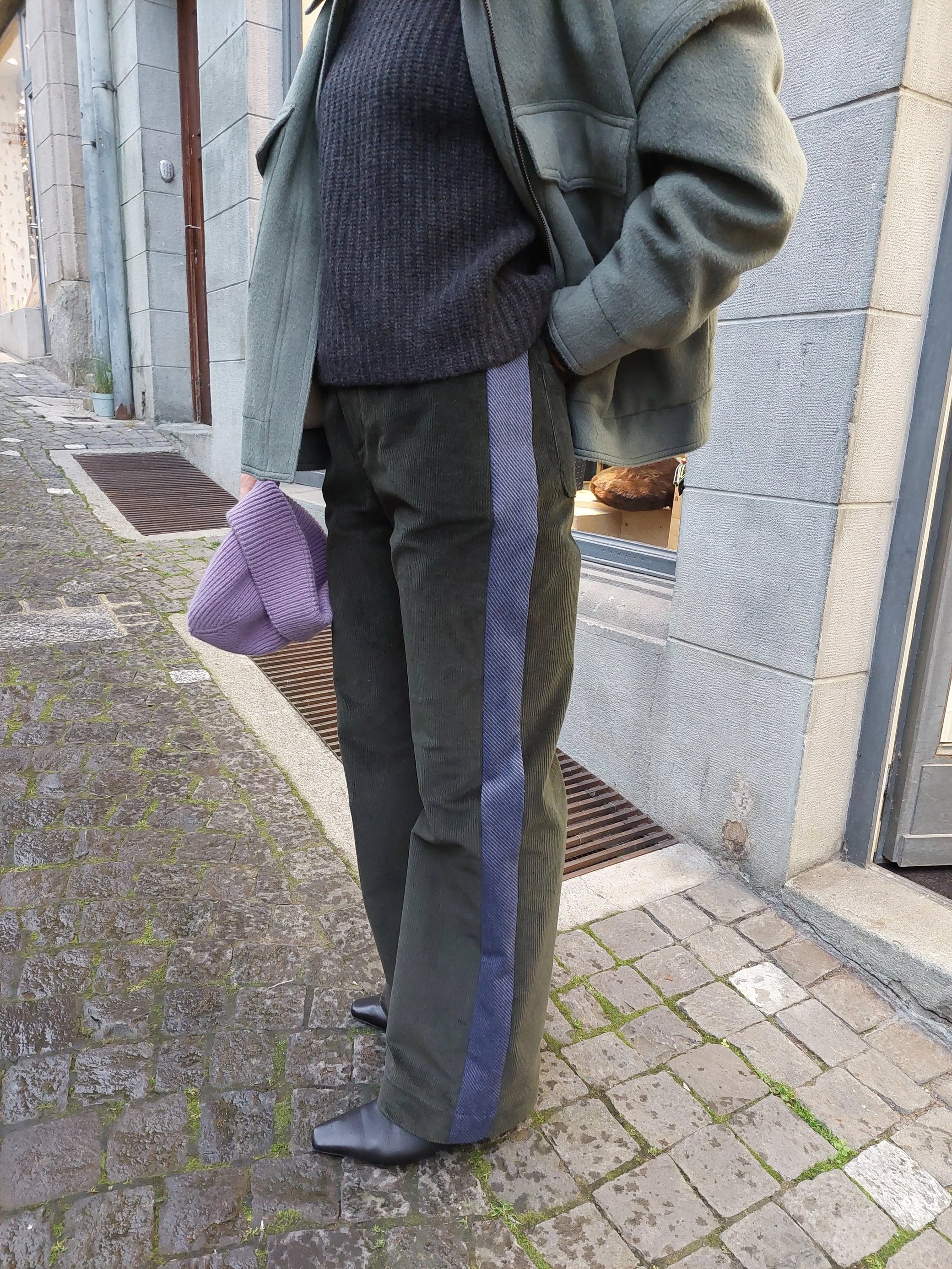 RE/Jungle Folk /  pantalon RE/MELODY - vert mousse