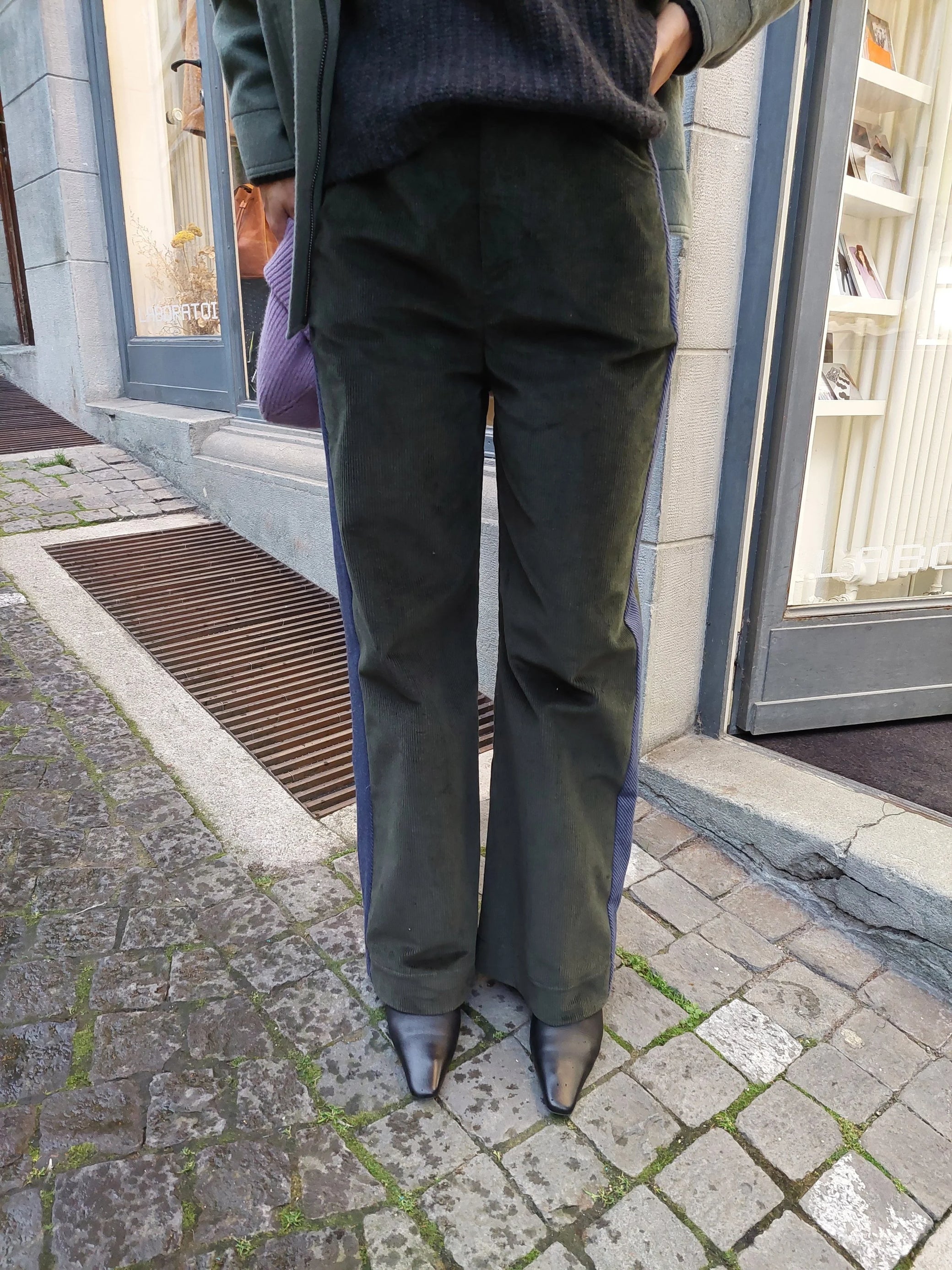 RE/Jungle Folk /  pantalon RE/MELODY - vert mousse