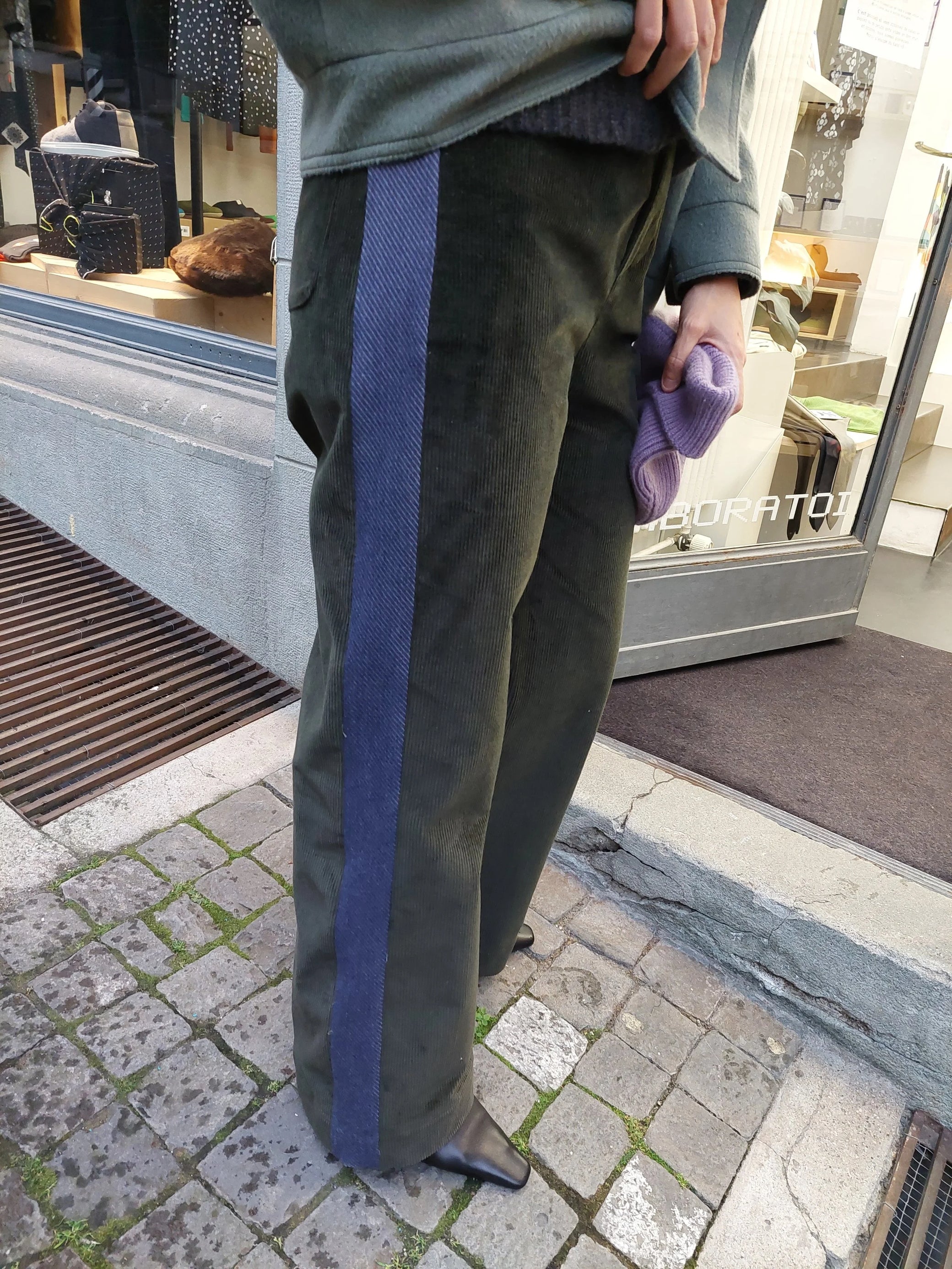 RE/Jungle Folk /  pantalon RE/MELODY - vert mousse