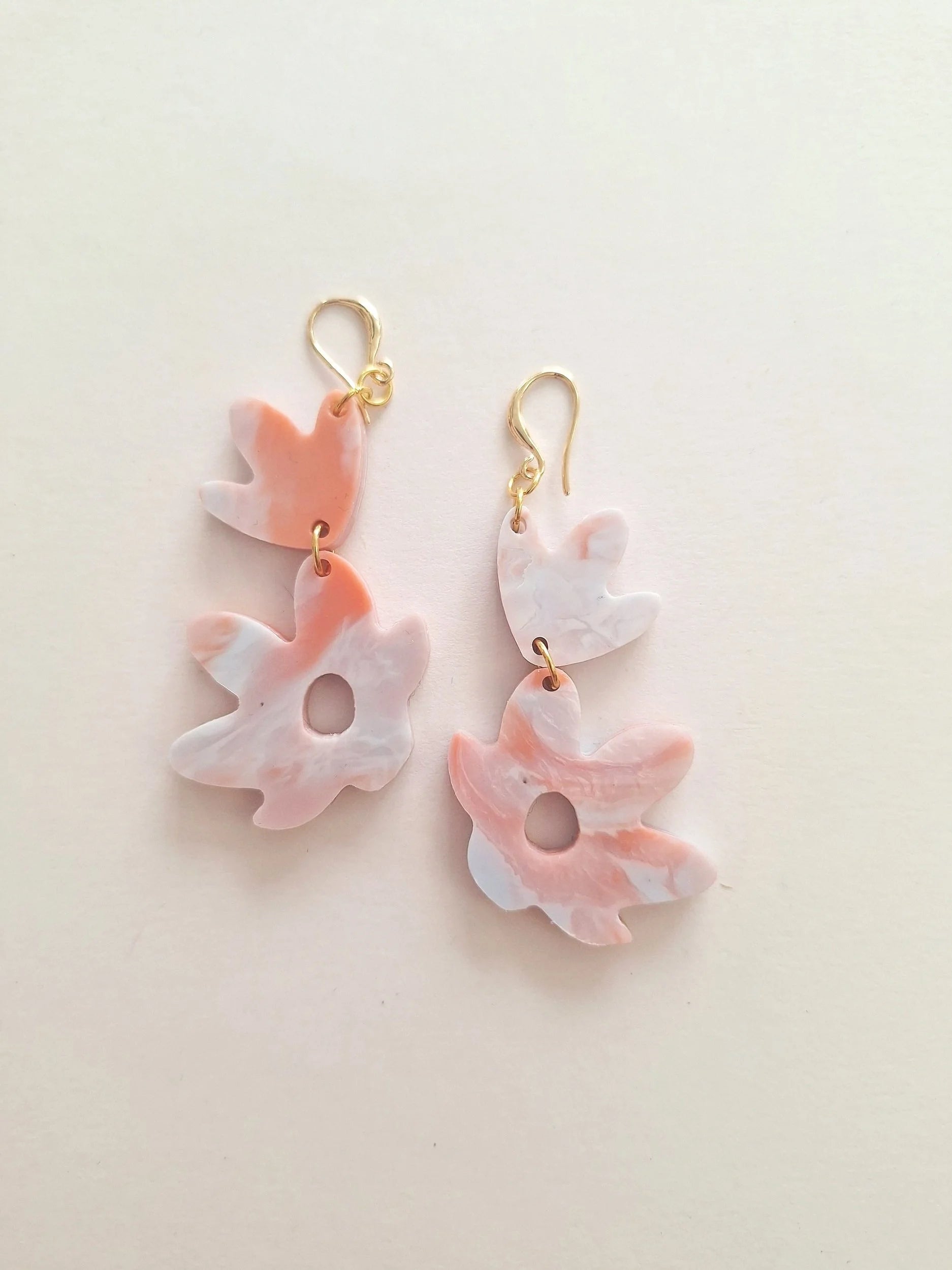 CURA Jewellery / Falling flowers earrings - Dusk