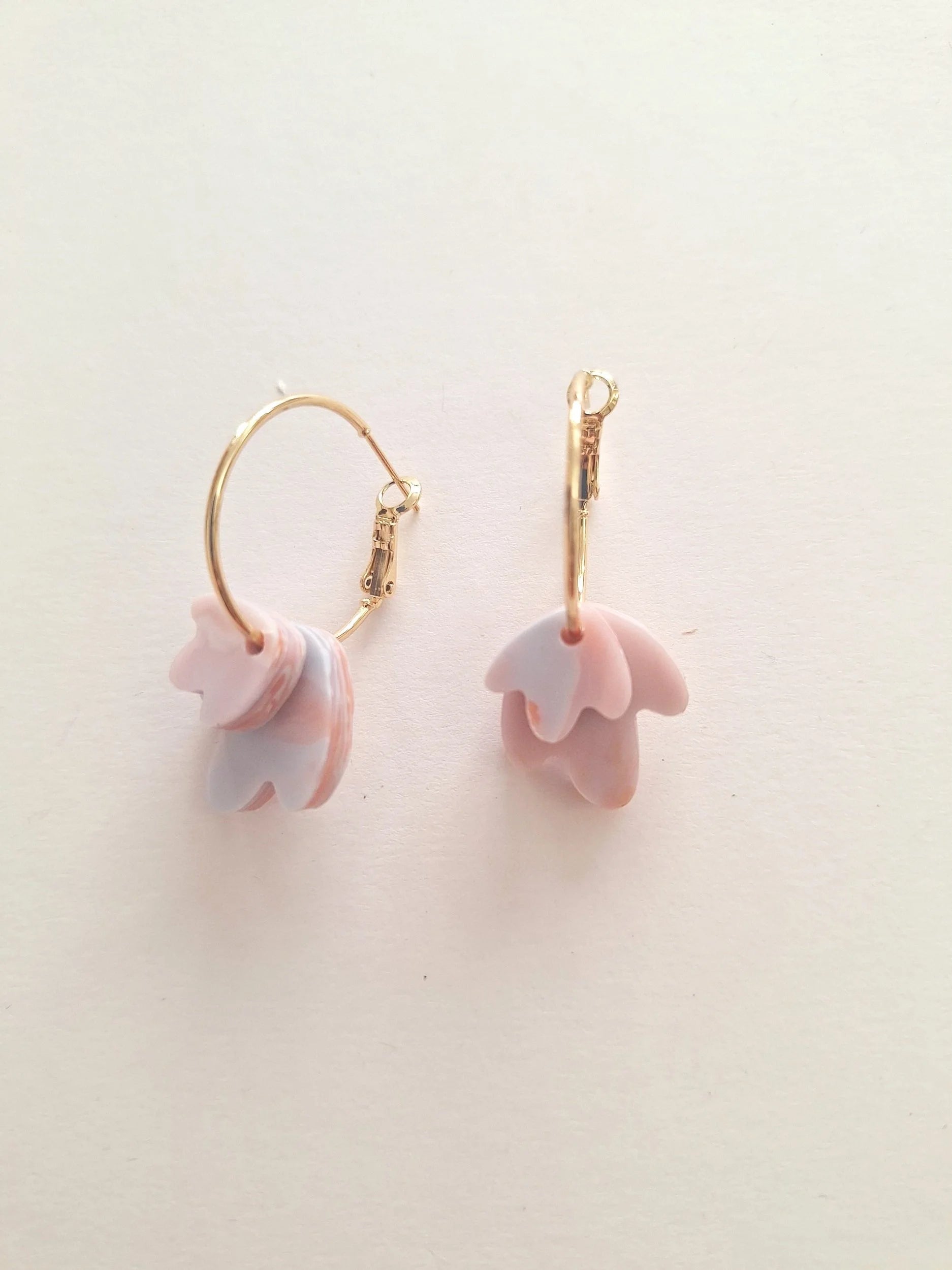 CURA Jewellery / Stacked petals hoop - Dusk