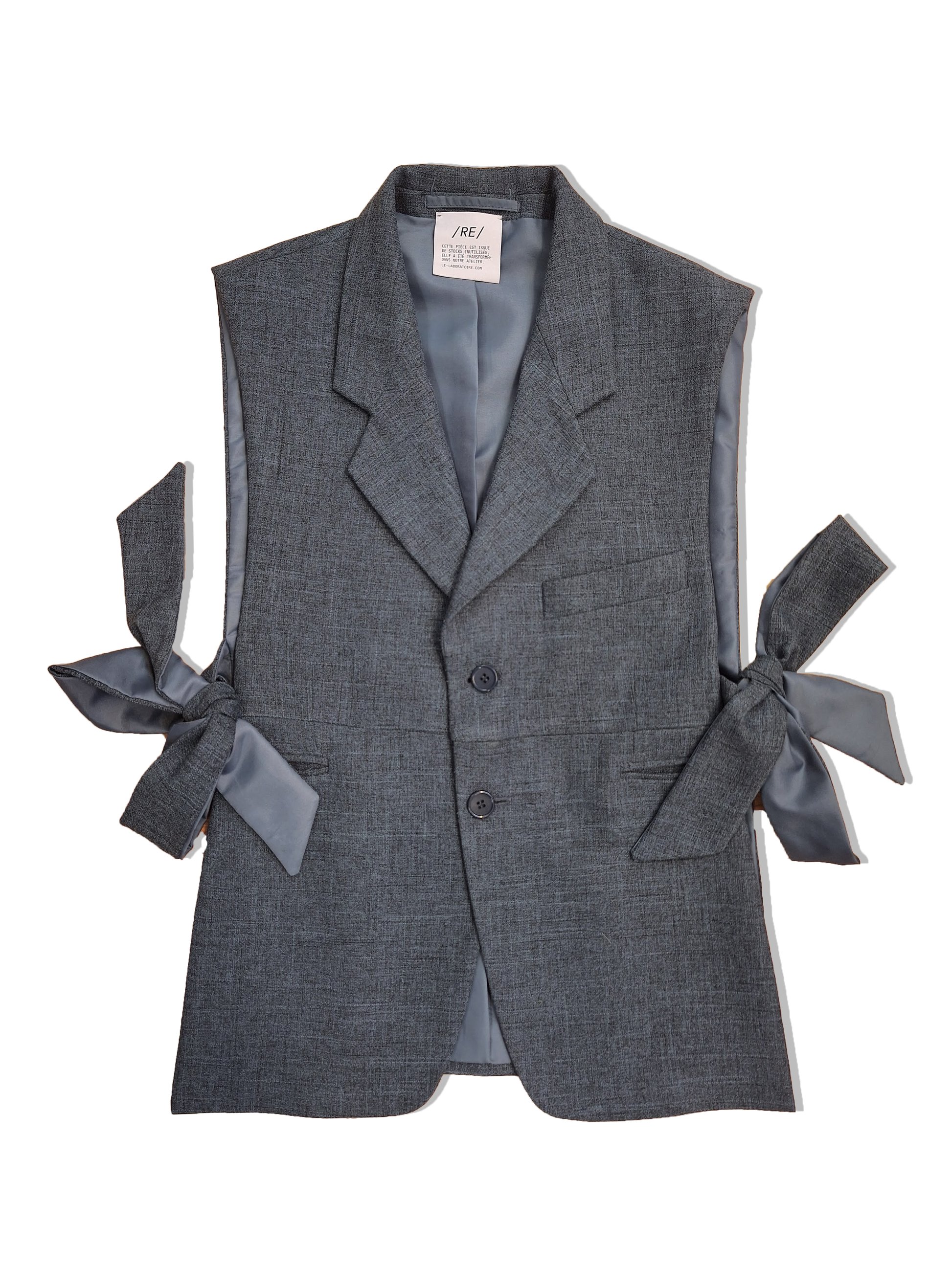 RE/Papa&#39;s Blazer à noeuds - n°60 gris/bleu