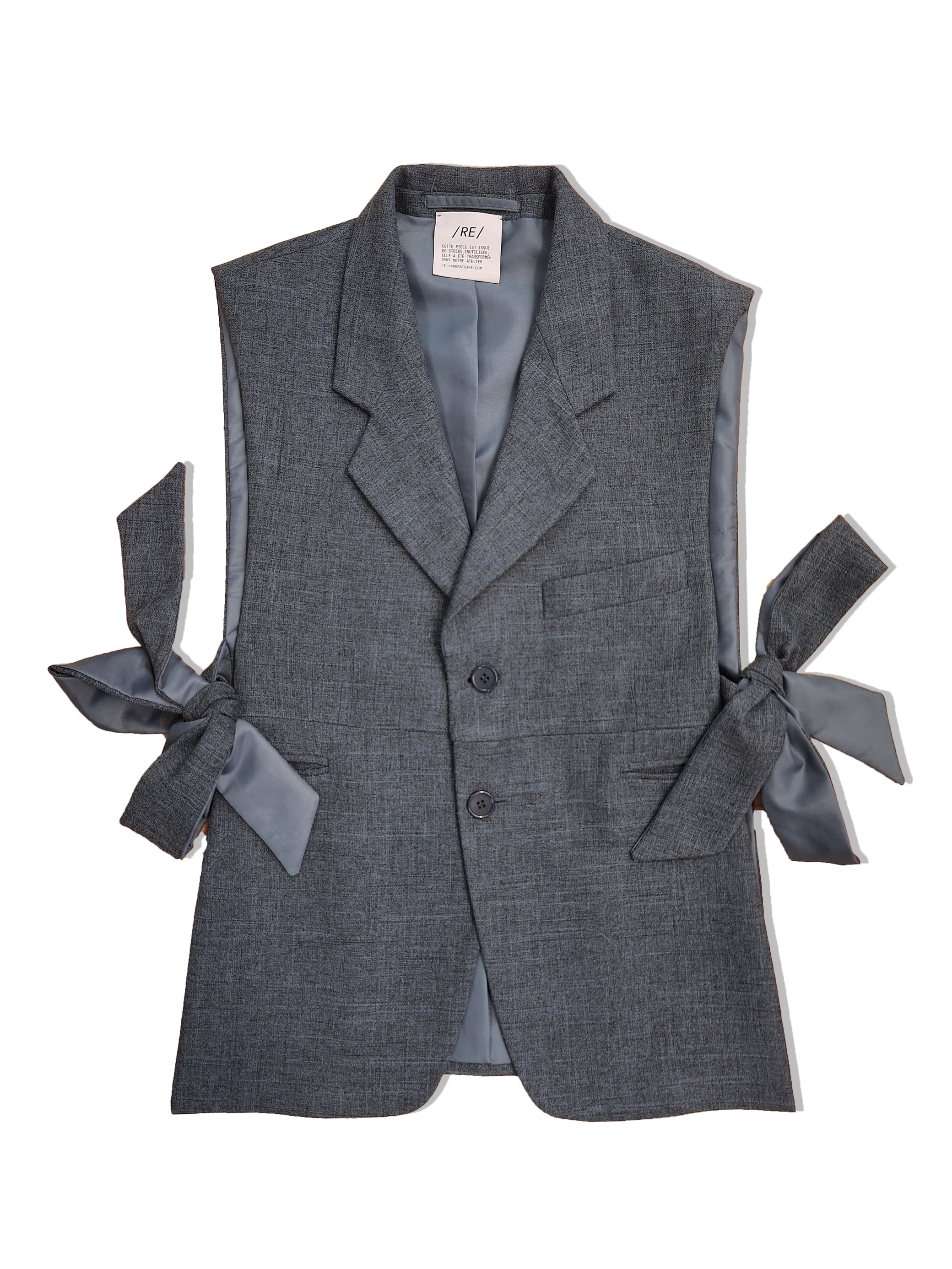RE/Papa&#39;s Blazer à noeuds - n°60 gris/bleu