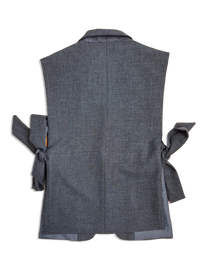 RE/Papa&#39;s Blazer à noeuds - n°60 gris/bleu