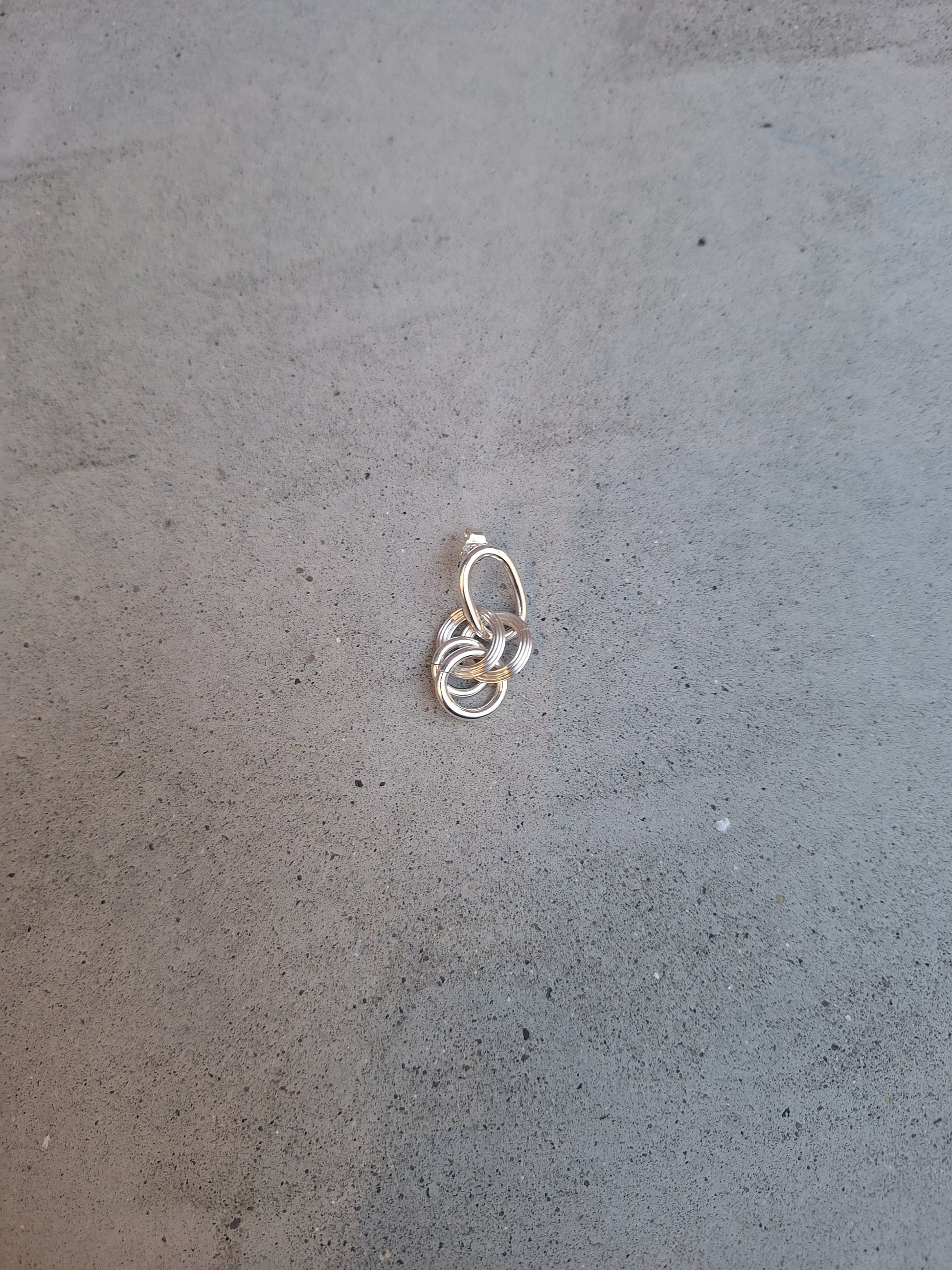 Capucine Jewelry / Boucles d&#39;oreille anneaux: base + 1 anneau petit + 3 anneaux moyens