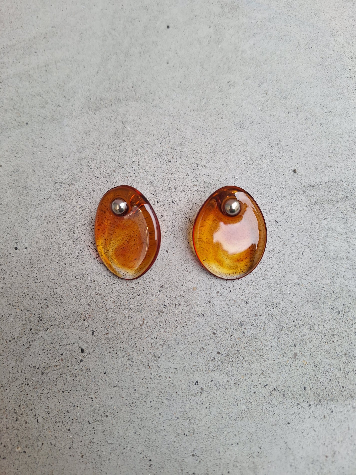 Vanessa Schindler /  BO DROP - marbré orange 15