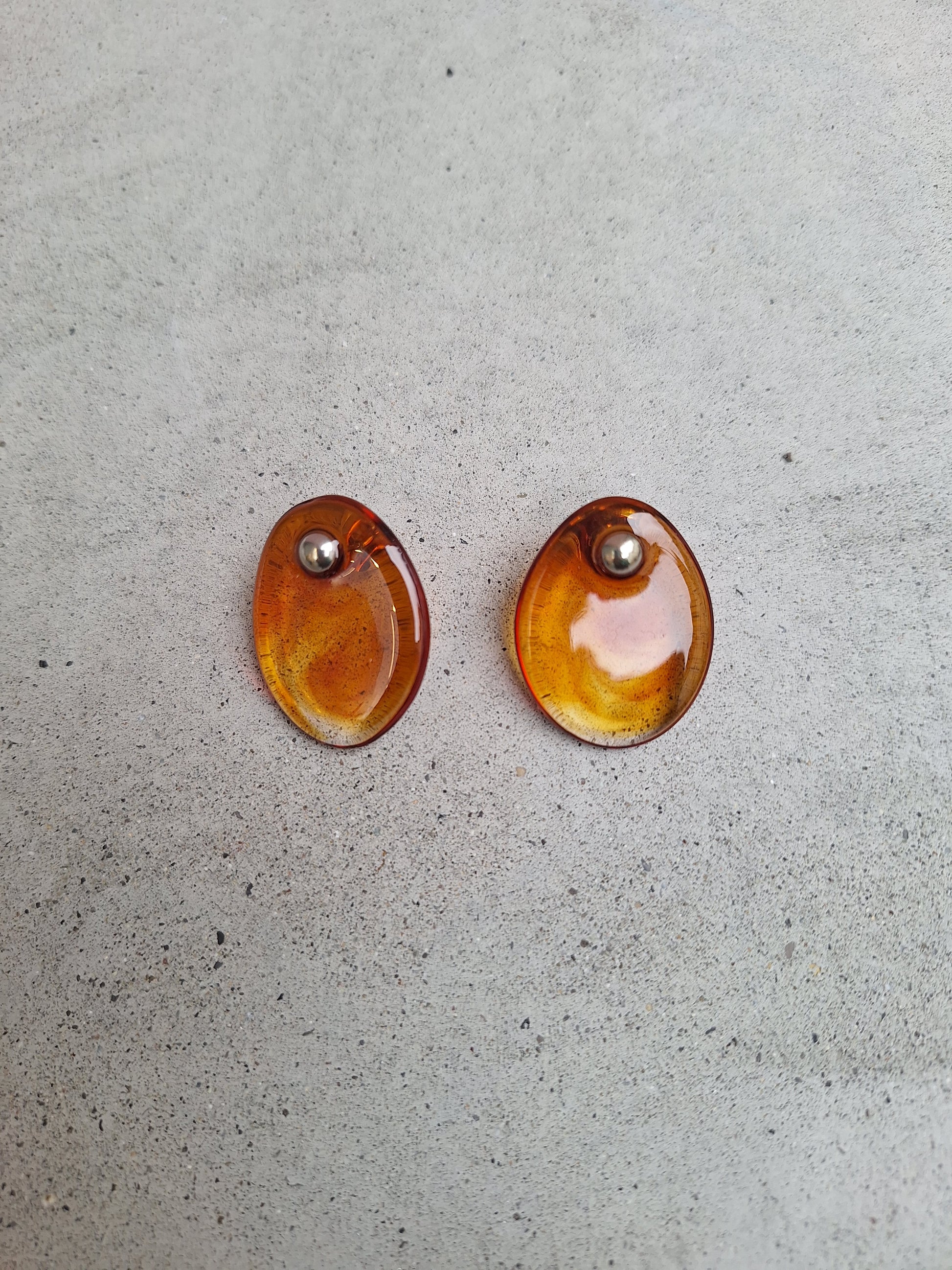 Vanessa Schindler /  BO DROP - marbré orange 15