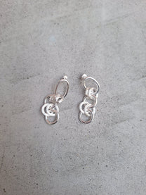 Capucine Jewelry / Boucles d'oreille anneaux: base + 4 anneaux petits + 2 anneaux moyens