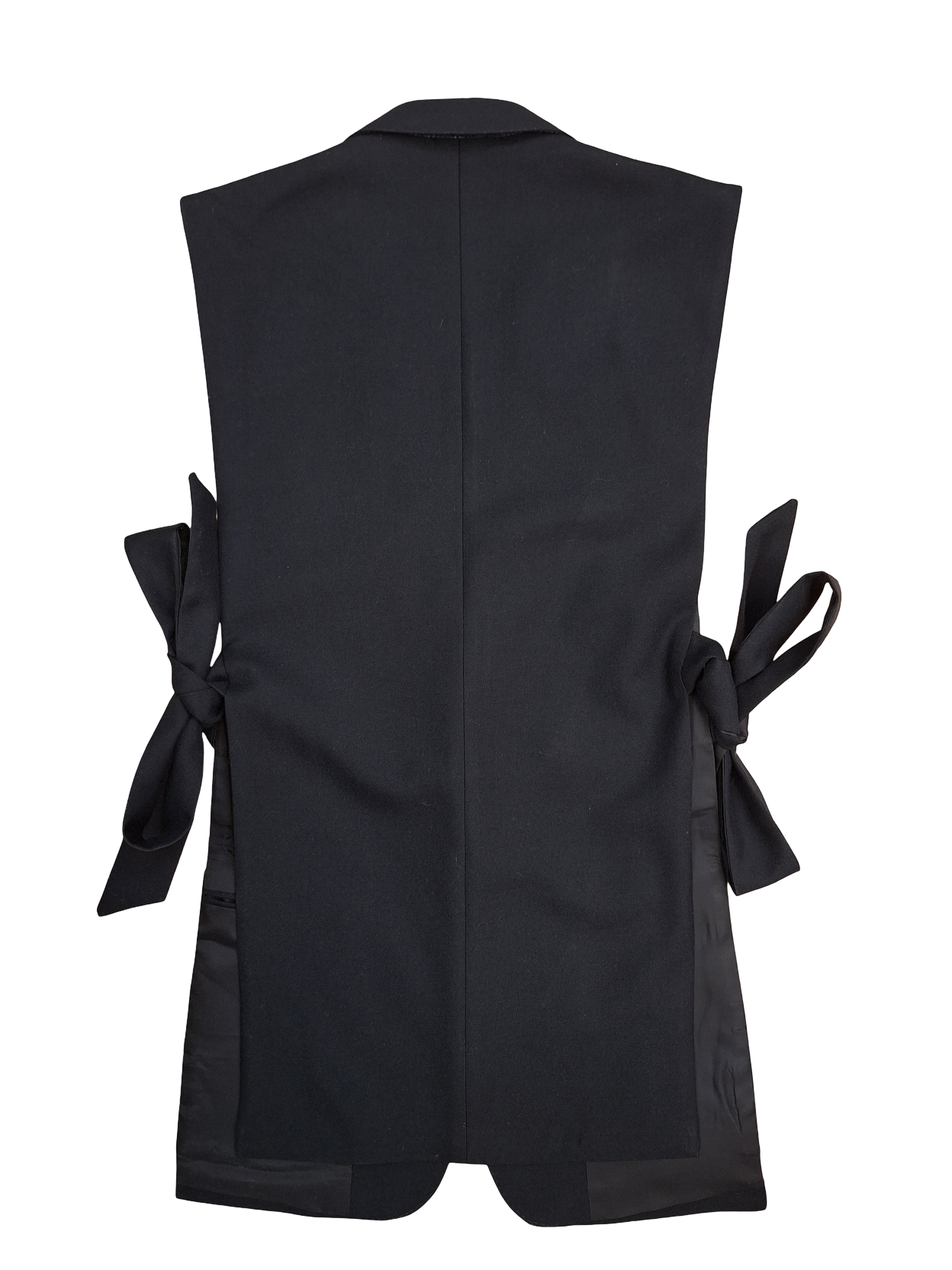 RE/Papa's Blazer à noeuds - n°78 uni navy / bouton métal