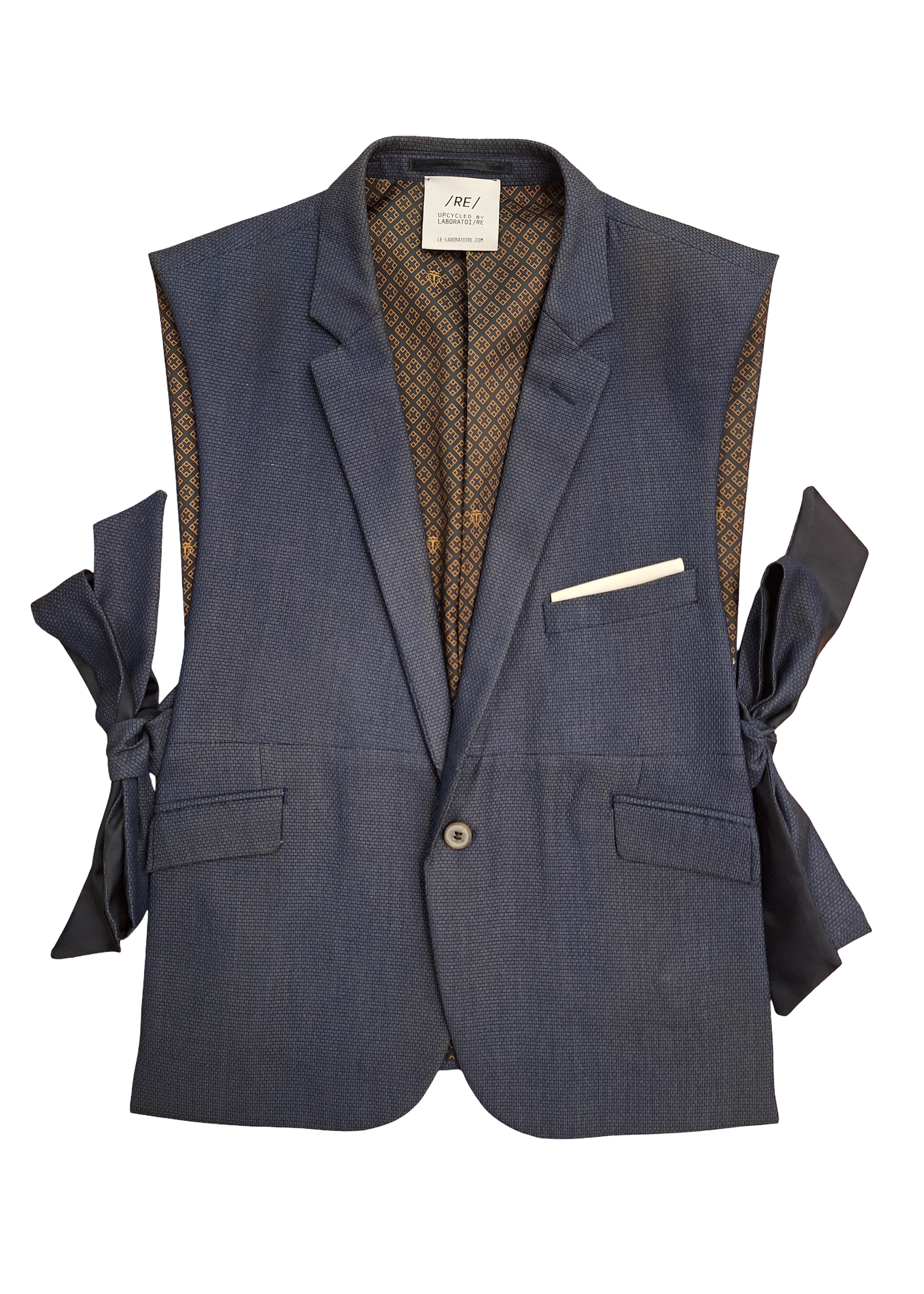 RE/Papa's Blazer à noeuds - n°80 bleu