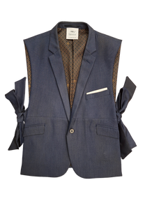 RE/Papa's Blazer à noeuds - n°80 bleu