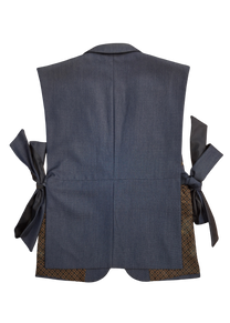 RE/Papa's Blazer à noeuds - n°80 bleu