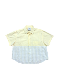 RE/Papa's shirt / Chemise manches courtes - n°6 carreaux jaune