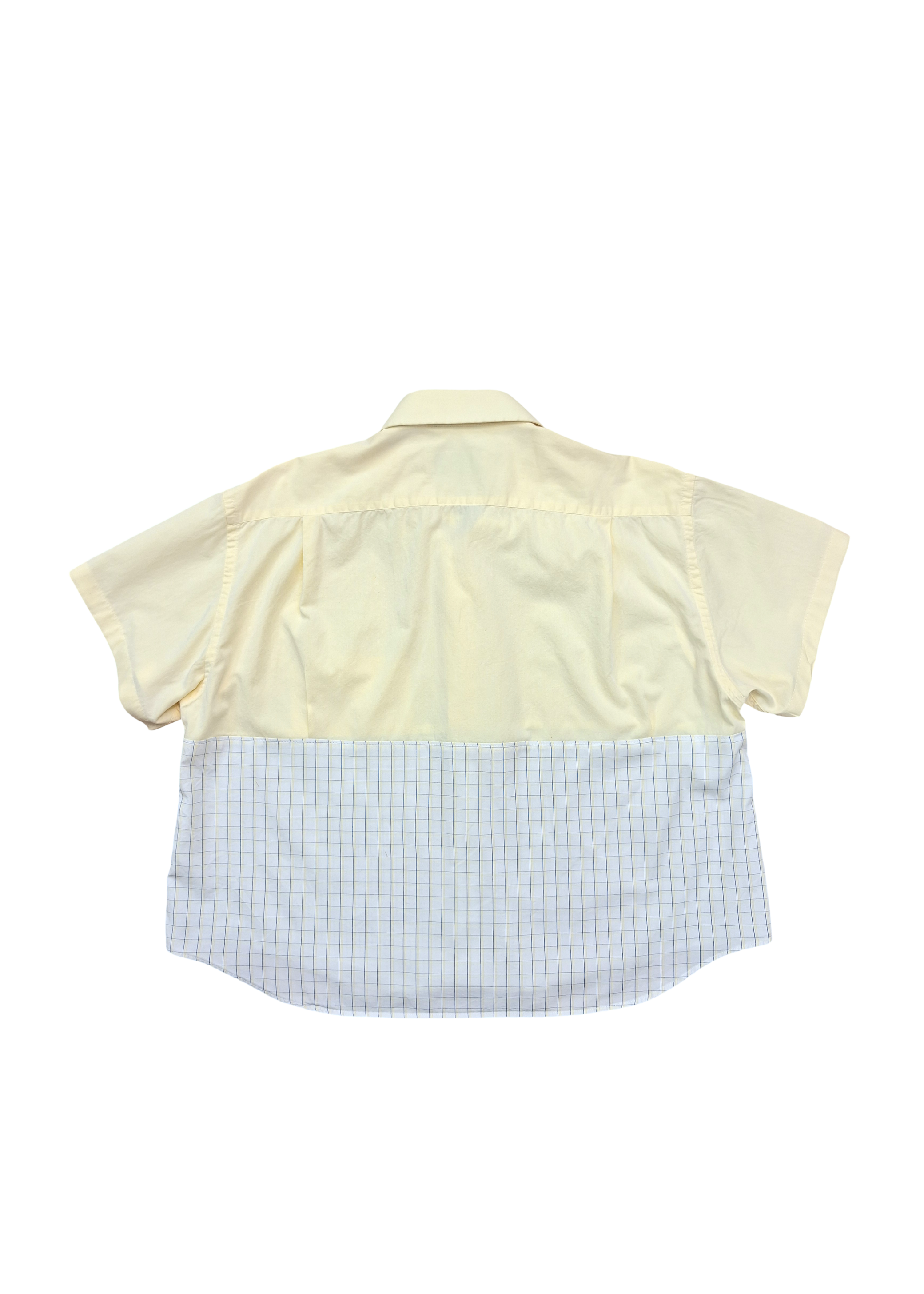 RE/Papa's shirt / Chemise manches courtes - n°6 carreaux jaune