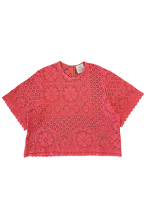 RE/Maison / Top Goutte Dentelle - n°93 corail