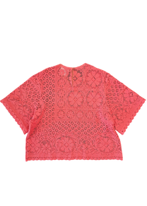 RE/Maison / Top Goutte Dentelle - n°93 corail