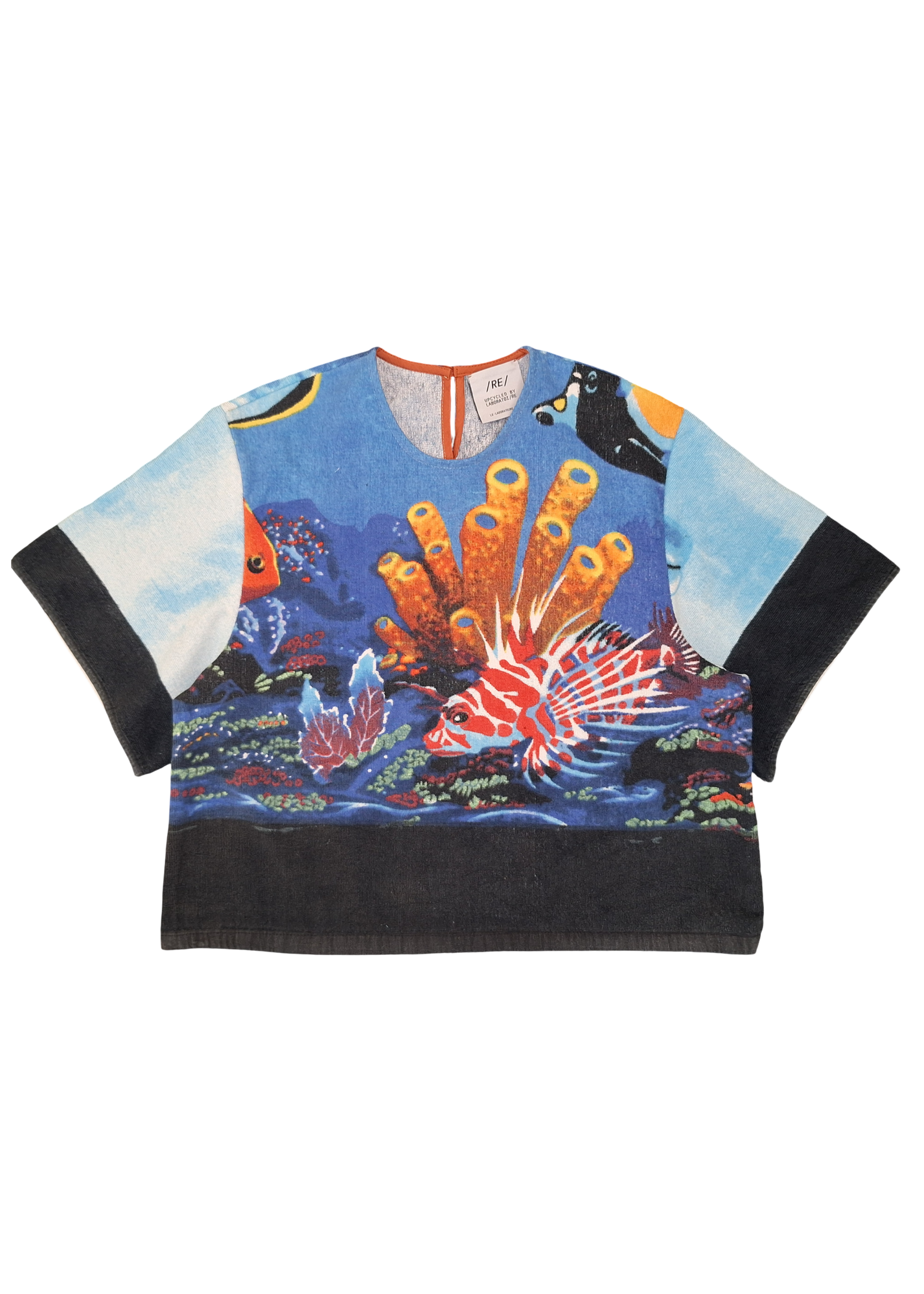 RE/Terry / Top Goutte tissu éponge - N°10 poissons